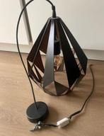 Hanglamp Carlton Eglo zwart/koper diameter 31cm, Huis en Inrichting, Industrieel, Metaal, Zo goed als nieuw, Ophalen