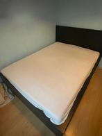 IKEA MALM tweepersoonsbed 140 met matras, Huis en Inrichting, Ophalen, Zwart, Tweepersoons, 140 cm