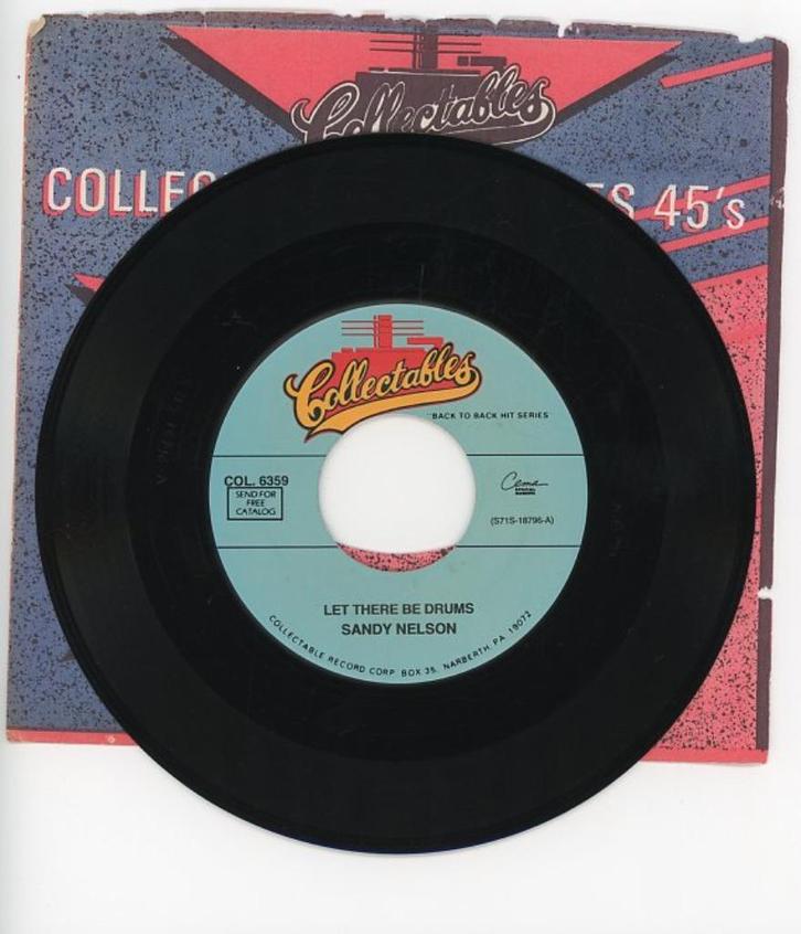 uit de serie Collectables ( 6359 ) - Sandy Nelson, Cd's en Dvd's, Vinyl Singles, Zo goed als nieuw, Pop, Ophalen of Verzenden