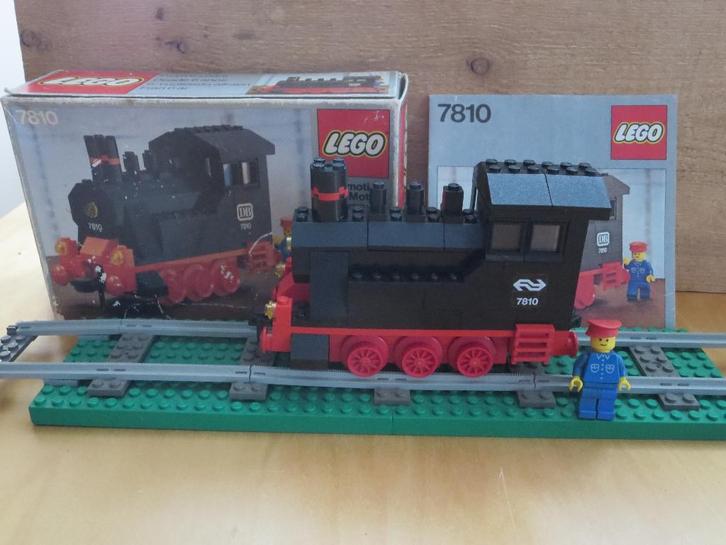 12V Rails Trein 7810 Locomotief (4,5 en 12 Volt), Kinderen en Baby's, Speelgoed | Duplo en Lego, Gebruikt, Lego, Complete set