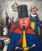 Kees Bastiaans Olieverfschilderij op paneel.Dorpsfeest., Ophalen of Verzenden