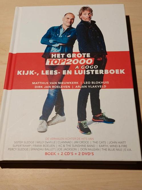 Het Grote Top 2000 a Gogo kijk-, lees-, en luisterboek, Boeken, Politiek en Maatschappij, Zo goed als nieuw, Maatschappij en Samenleving