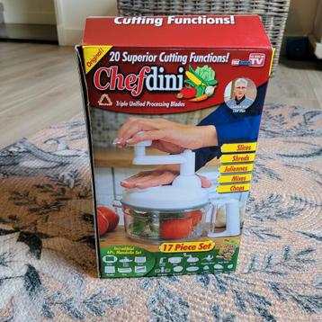 Chef'dini 17-delige Keukenmachine Set - Nieuw in Doos beschikbaar voor biedingen