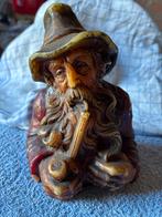 Vintage Kaars - Pijprokende Man, Antiek en Kunst, Kunst | Beelden en Houtsnijwerken, Ophalen of Verzenden