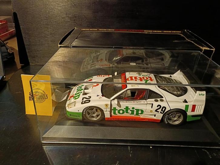 Ferrari F40 Competizione LM 1994 - Totip - 1:18, Hobby en Vrije tijd, Modelauto's | 1:18, Zo goed als nieuw, Auto, Overige merken