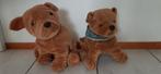 2 Shar-pei knuffels, Berenlamp 2 Shar-pei knuffels, Berenlam, Ophalen of Verzenden, Zo goed als nieuw, Overige typen