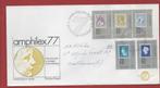 Nederland - FDC E-152 - Amphilex' '77 - beschr, Postzegels en Munten, Brieven en Enveloppen | Nederland, Ophalen of Verzenden