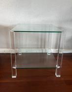 Design bijzettafel of salontafel van BOR Design, Ophalen of Verzenden, Vierkant, Glas, 45 tot 60 cm