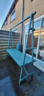 Tuin tafel combitex - opknapper, Tuin en Terras, Ophalen, Gebruikt, Rechthoekig, Hout