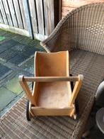 Loopwagen poppenwagen blokkenkar hout, Kinderen en Baby's, Speelgoed | Houten speelgoed, Ophalen, Zo goed als nieuw, Duw- of Trekspeelgoed