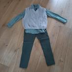 broek, blouse en spencer maat S, Ophalen of Verzenden, Zo goed als nieuw, Maat 36 (S)