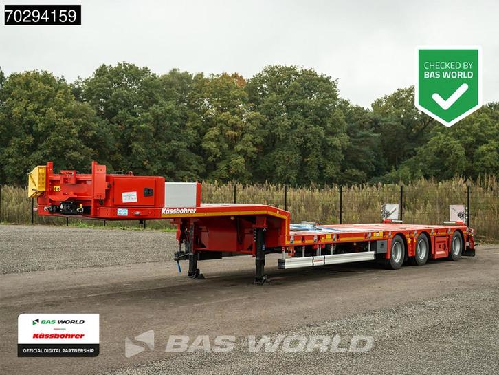 Kässbohrer LB3E 3 assen Extendable 600cm Lift+Steering Axle, Auto's, Vrachtwagens, Bedrijf, Te koop, Aanhangers en Opleggers, Overige brandstoffen