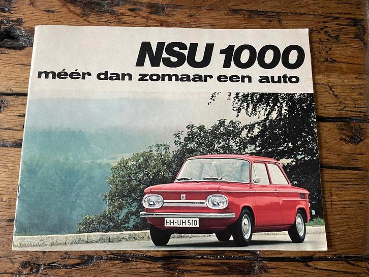 NSU 1000, Boeken, Auto's | Folders en Tijdschriften, Zo goed als nieuw, Overige merken, Ophalen of Verzenden