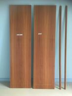 2x MDF wandpaneel bekleed met houtfineer 605x2350x20mm, Ophalen, Overige materialen, Overige typen, Zo goed als nieuw