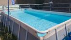 Intex zwembad 4.88 x 2.44, Tuin en Terras, Zwembaden, 400 cm of meer, Gebruikt, Rechthoekig, 80 tot 120 cm