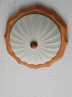 Mooi cafe / bar kroeg  lampen 5 stuks houten Rand, Huis en Inrichting, Ophalen, Gebruikt