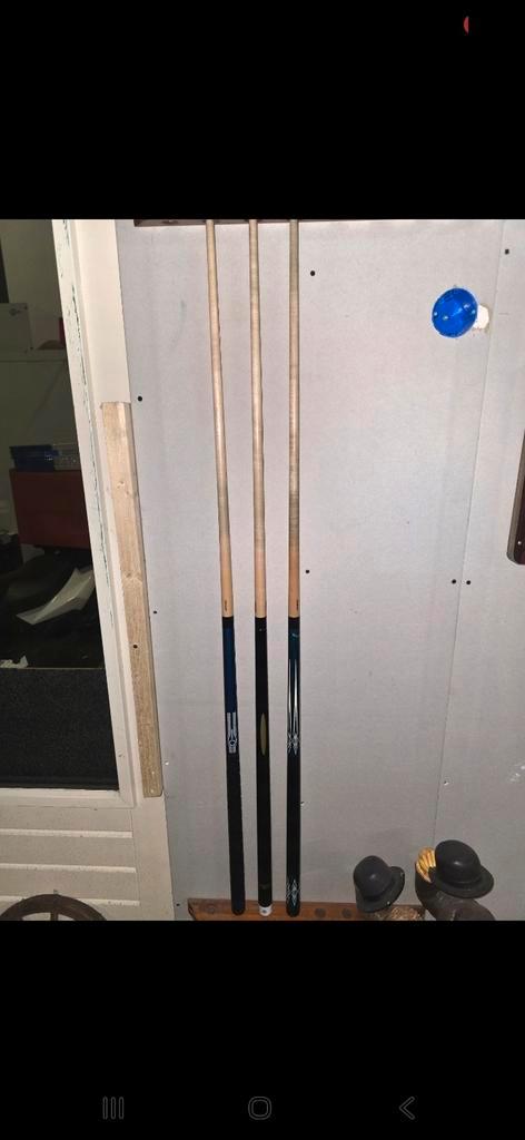 artemis biljardkeu's, Sport en Fitness, Biljarten en Poolen, Zo goed als nieuw, Pooltafel, Ophalen