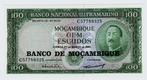 23-1751 Mozambique 100 escudo 1961, Postzegels en Munten, Bankbiljetten | Afrika, Los biljet, Overige landen, Verzenden