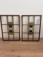 Glas in lood set begin jaren '60, Ophalen of Verzenden