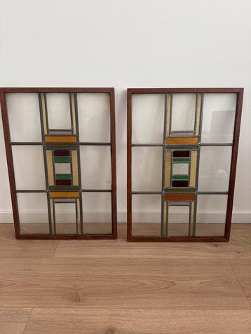 Glas in lood set begin jaren '60 beschikbaar voor biedingen