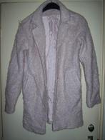 Wollen  Jas wit/roze  (S)36 H&M, H&M, Wit, Ophalen of Verzenden, Zo goed als nieuw