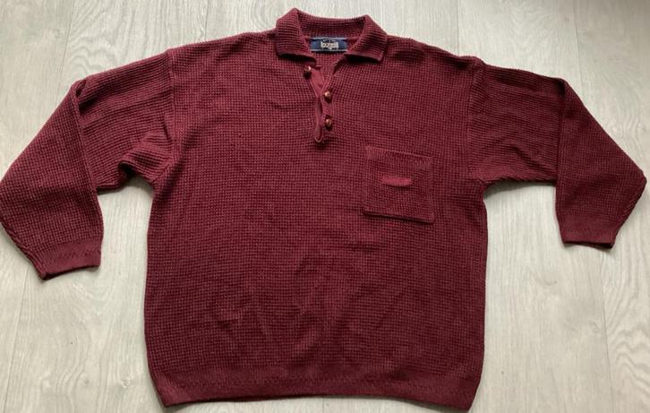 Wijn Rood Heren trui Maat XL van Bugatti, Kleding | Heren, Truien en Vesten, Zo goed als nieuw, Maat 56/58 (XL), Rood, Ophalen of Verzenden