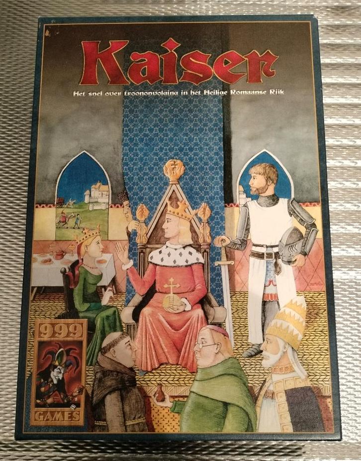 999 Games: Kaiser / Compleet - Nieuwstaat, Hobby en Vrije tijd, Gezelschapsspellen | Bordspellen, Zo goed als nieuw, Ophalen of Verzenden