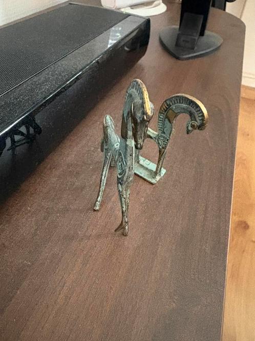 2x Frederick Weinberg Etruskische paarden – brons, Antiek en Kunst, Antiek | Koper en Brons, Brons, Ophalen of Verzenden