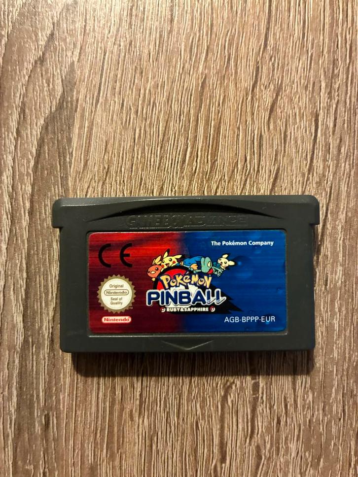 Pokemon Pinball Ruby & Sapphire - Gameboy Advance, Spelcomputers en Games, Games | Nintendo Game Boy, Gebruikt, Overige genres