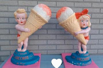 FACCHINO ICE CREAM 1950's reclame beelden Italiaans ijs beschikbaar voor biedingen