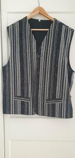 Vintage gestreept gilet - Maat XXL, Ophalen of Verzenden, Gedragen, Vintage