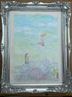 Tekening ‚Springende kindjes‘ van Jeanine  Tebbe, Ophalen of Verzenden