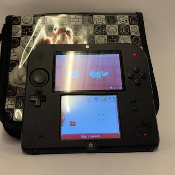 Nintendo 2DS Zwart/Blauw Mario Special Edition | Nette Staat beschikbaar voor biedingen