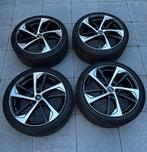 4X GMP Katana 18”velgen. (5x112) Met banden en naafdoppen., Ophalen, 18 inch, Band(en), Personenwagen