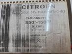 citroen traction avant diesel hy bus sleutelboek, Auto diversen, Ophalen
