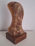 Albast sculptuur champagne Rik de Witte 23 cm hoog voet 9x10, Antiek en Kunst, Kunst | Beelden en Houtsnijwerken, Ophalen of Verzenden