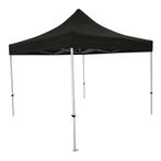 Professionele Easy-Up aluminium partytent 3x3m zwart.