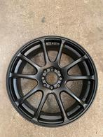 17 inch 4x100 / 4x108 advan rs Rismo Velgen + Centreerringen, Gebruikt, Velg(en), 17 inch, Ophalen of Verzenden