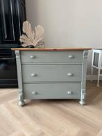 Brocante dressoir hout, Huis en Inrichting, Kasten | Ladekasten, Ophalen, 50 tot 100 cm, Zo goed als nieuw, 3 of 4 laden