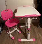 Kinder bureau stoel en verstelbaar bureau tafel, Kinderen en Baby's, Ophalen, Gebruikt, Tafel(s) en Stoel(en)