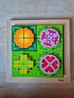 HABA Houten figuren puzzel, Ophalen of Verzenden, Minder dan 10 stukjes, Zo goed als nieuw, 6 maanden tot 2 jaar