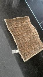 Riviera Maison rotan dienblad, schaal, Huis en Inrichting, Woonaccessoires | Dienbladen, Verzenden, Zo goed als nieuw, Rond, Overige materialen