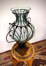 Franse brocante vaas, Ophalen