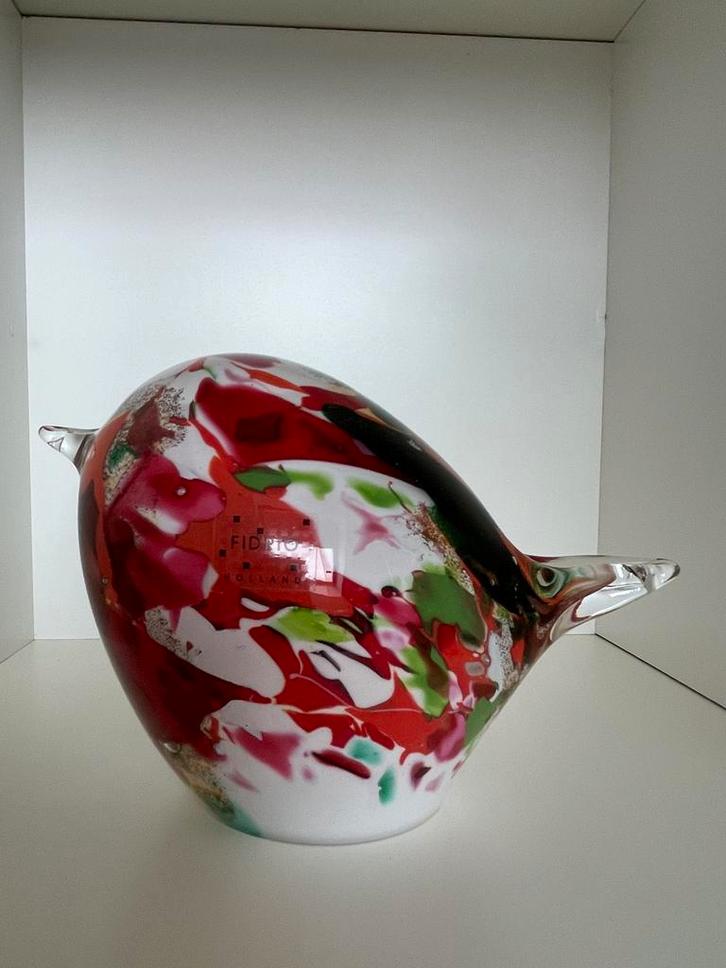 Fidrio Mixed Colors vogel, Antiek en Kunst, Antiek | Glas en Kristal, Ophalen