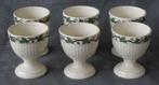 Nr RR35: 6 Wedgwood Stratford eierdopjes op voet, Overige typen, Ophalen of Verzenden, Zo goed als nieuw, Tweedehands onbekend