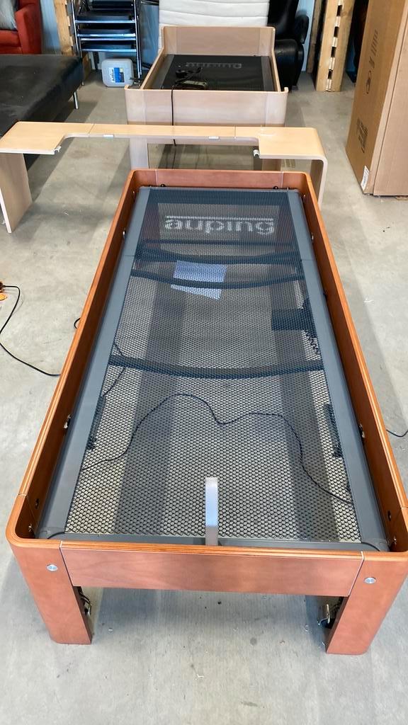Senioren Auping Auronde 190 x80 half elektrisch, Huis en Inrichting, Slaapkamer | Bedden, Gebruikt, Eenpersoons, 80 cm, 190 cm of minder