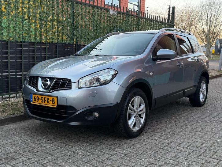 Nissan Qashqai +2 2.0 Tekna 4WD Grijs 7P AIRCO|LEDER|PANO, Auto's, Nissan, Bedrijf, Te koop, Qashqai+2, 4x4, ABS, Achteruitrijcamera