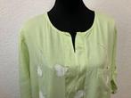 valt als XXL oksel tot oksel 66 cm met studs, Ophalen of Verzenden, Zo goed als nieuw, Groen, Blouse of Tuniek