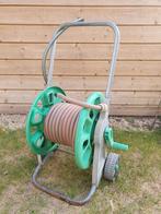 gardena haspel met circa 10 meter slang, Tuin en Terras, Tuinslangen, Ophalen, Gebruikt