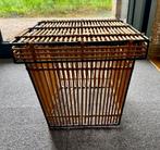 Rohé rotan mand vintage jaren '60, Mand, Ophalen of Verzenden, Zo goed als nieuw, Riet